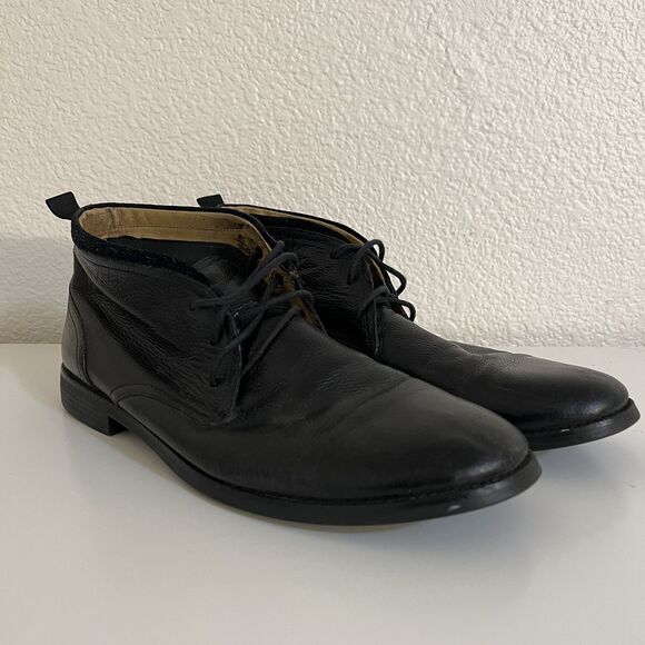 Cole Haan Mens Chukka Boots Size 12 M Black Leather - Picture 1 of 9